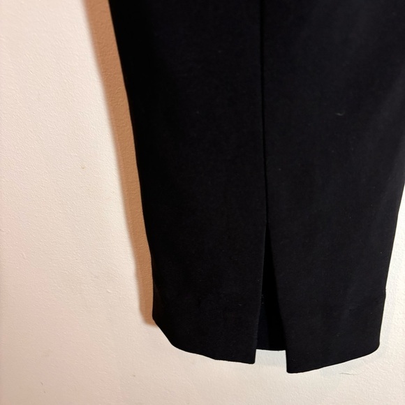 JOSEPH RIBKOFF Sz 14 (estimated) Pull On Pants Back Slits at Hem Line Trousers - Picture 6 of 8